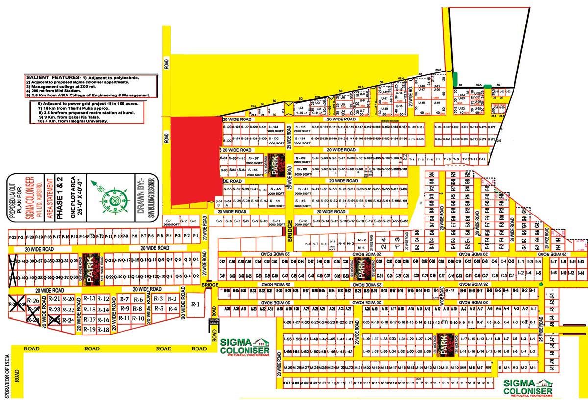 Sigma Nagar Kursi Road Lucknow